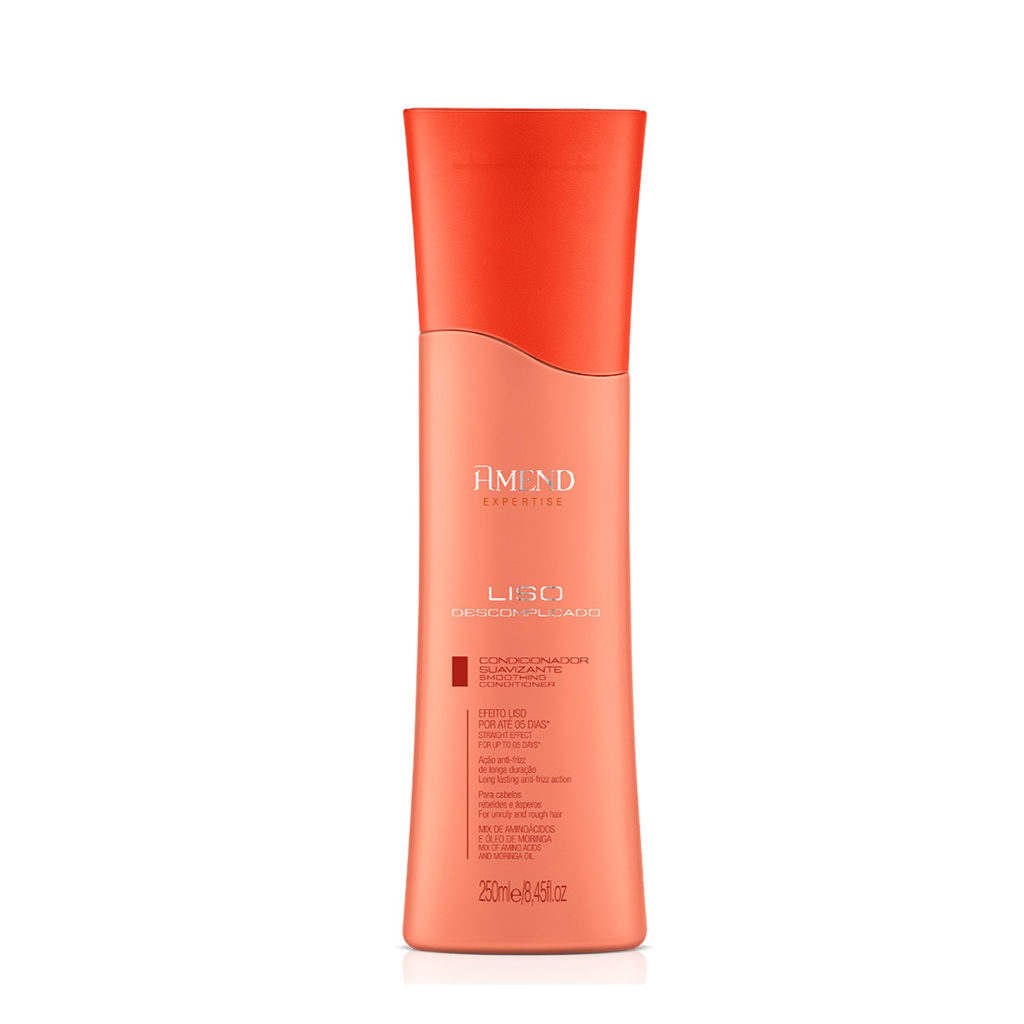 AMEND CONDICIONADOR SUAVIZANTE EXPERTISE LISO DESCOMPLICADO 250ML - Beauty