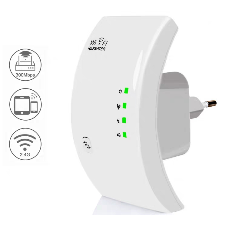 Repetidor De Sinal Bivolt Wireless- N Repeater Com Wifi 300mbps luck