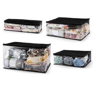 Kit 4 Sacos Organizadores Multiuso Respirável  PP/P/M/G Embalagem Reforçada Com Zíper em Oferta na Shopee