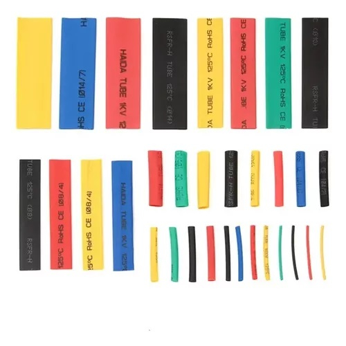Kit Tubo Termo Retratil X164 Unidades - Colorido