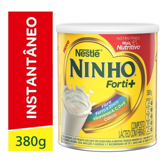 Composto Lacteo Ninho Forti Instantâneo 380g em Oferta na Shopee