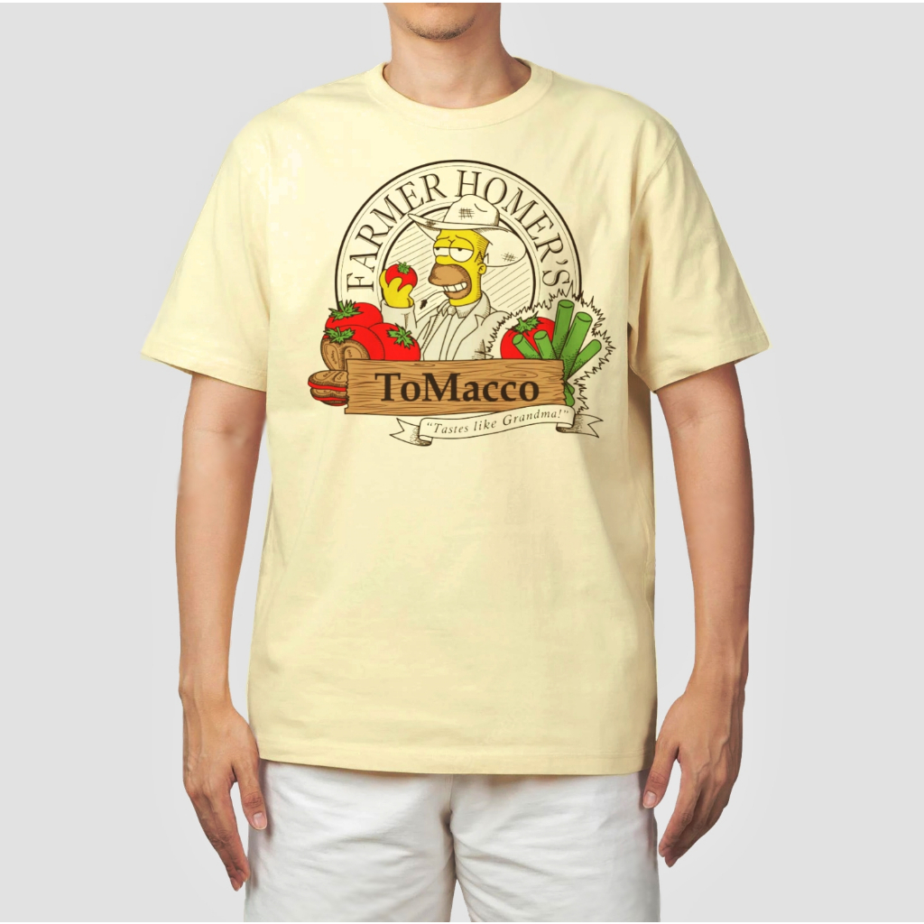 Camiseta Camisa The Simpsons Homer Simpsons Tomacco Anime Nerd Desenho Geek