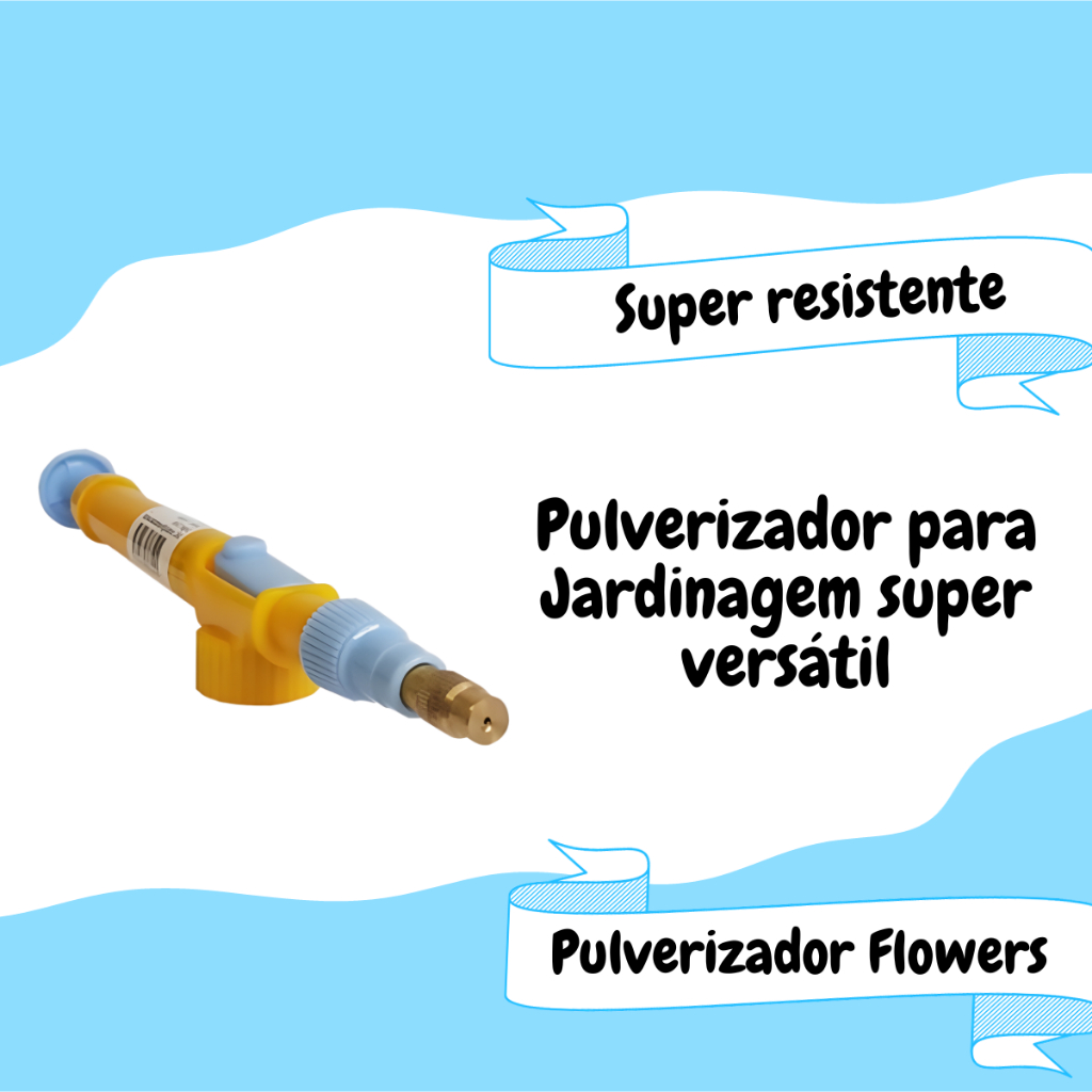 Pulverizador Manual Para Garrafa Pet Multiuso Flowers em Oferta na Shopee