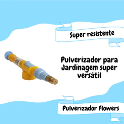 Pulverizador Manual Para Garrafa Pet Multiuso Flowers