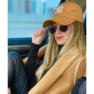 Boné Feminino Aba Curva Fitão NY New York Yankes Era Todas as Cores Unissex