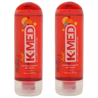 Kit C/2 Gel Lubrificante Intimo K-med Hot - 200g Oferta