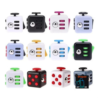 Fidget Cubo Ansiedade Cube Anti Estresse Dedo Apertar