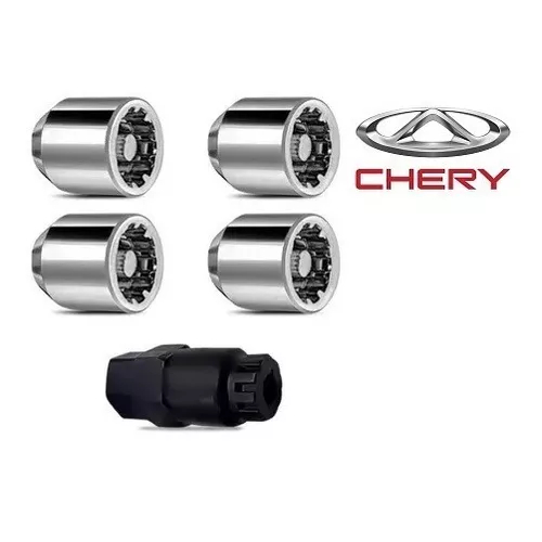 Parafuso Trava Antifurto Porca Chery Cielo Face Qq Tiggo