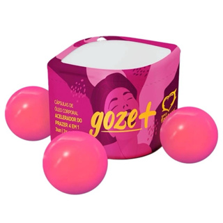 Goze+ Bolinha Explosiva Goze Mais 4 em 1 l Feminino 3 unidades de Bolinha - Sexy Fantasy em Oferta na Shopee