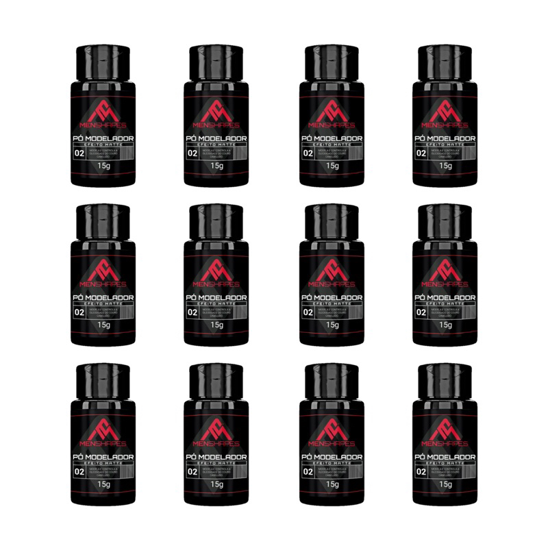 KIT 12x PÓ MODELADOR  15g MENSHAPES 12un em Oferta na Shopee