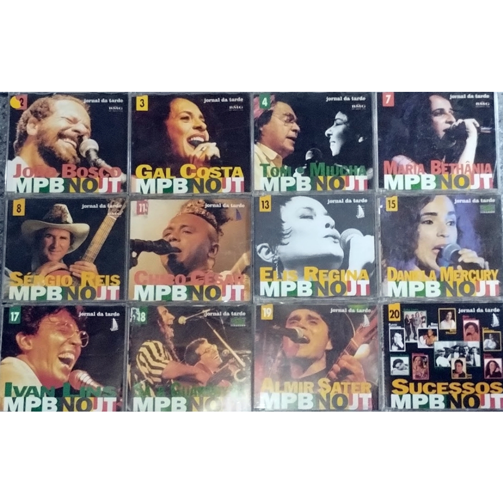 Cd Mpb No Jt Jornal Da Tarde Almir, Gal Costa , Tom Jobim, Elis Regina , Diversos