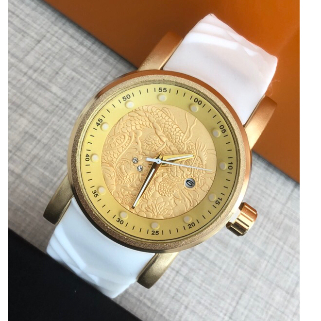 Relógio Yakuza Pesado Masculino S/ Caixa Resistente a Agua Pulseira Borracha em Oferta na Shopee