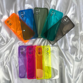 Capinha Transparente Neon Para Xiaomi Note 10/10s/10 4G /Capa Com Película de Câmera. (CF16)