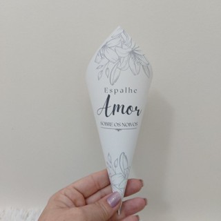 Cone para Pétalas Casamento