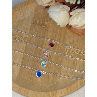 Pulseira Feminina Com Zircônia Varias Cores em Prata 925 Legítima