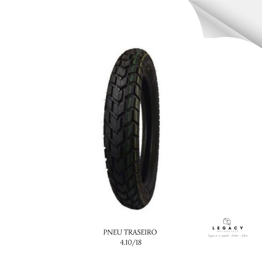 PNEU TRASEIRO XT/LANDER/ FALCON/ TENERE/ CB 400/ DT 180-120/ ARO 18 MEDIDA 4.10-18 W-34