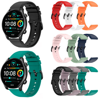 Pulseira De 22mm Compativel Com Haylou Solar Plus RT3 LS16 De Silicone ajustavel