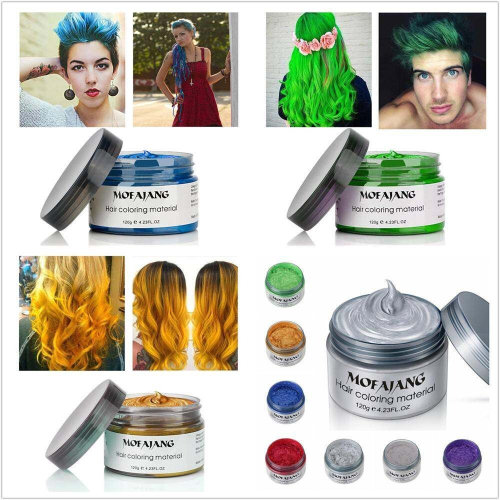 Mofajang Creme De Pintura De Cera/Coloração Temporária /creme em Oferta na Shopee