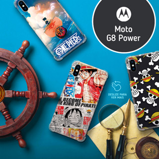 Capa Capinha - Motorola Moto G8 Power - One Piece Anime Pirata