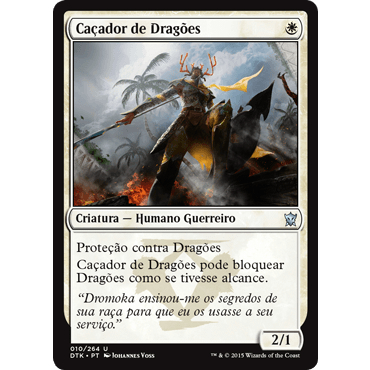 Caçador de Dragões (Human0 / Guerreiro) - Magic The Gathering