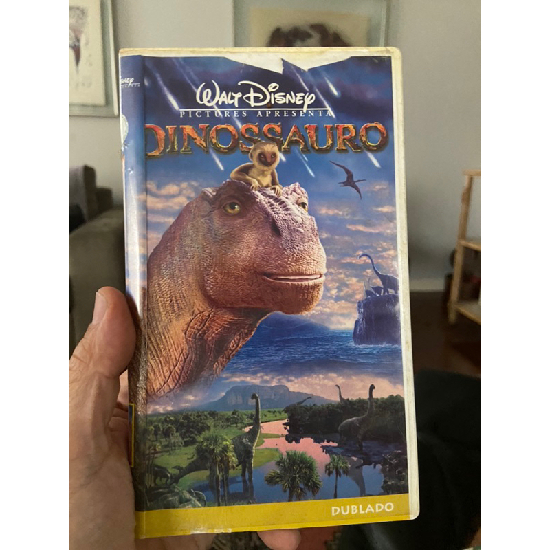 FITA VHS WALT DISNEY DUBLADO DINOSSAURO