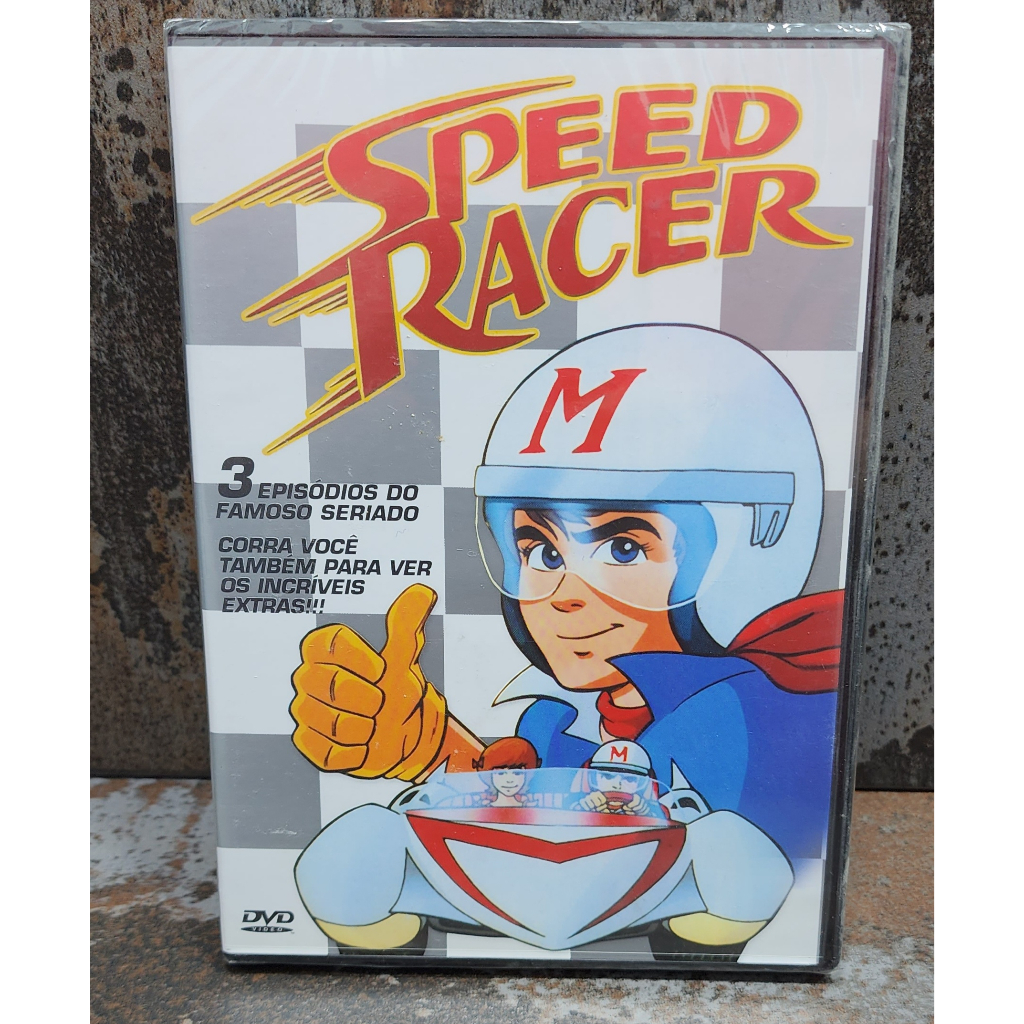 DVD Speed Racer 3 Episódios do seriado - Lacrado - dublado