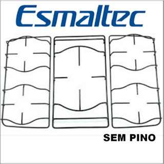 Kit 3 Grelha Grade Trempe Fogão Esmaltec Agata Jade Topazio Caribe 5 Bocas 663/669 02/03