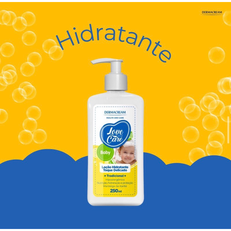 Creme Hidratante Love and Care Baby 250ml