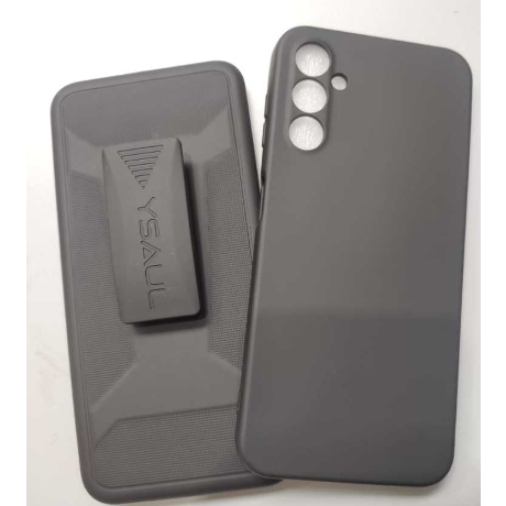 Capa Capinha Case Silicone Aveludada  Para Samsung Galaxy A24+SUPORTE DE CINTO