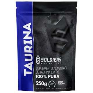 L-Taurina 250g - 100% Pura Importada - Soldiers Nutrition