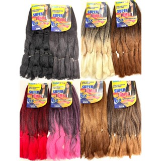 Atacado 10 PCS Cabelo Jumbo 6X 400G Pacotão Para Tranças Super Jumbo Box braid - FASHION YOU