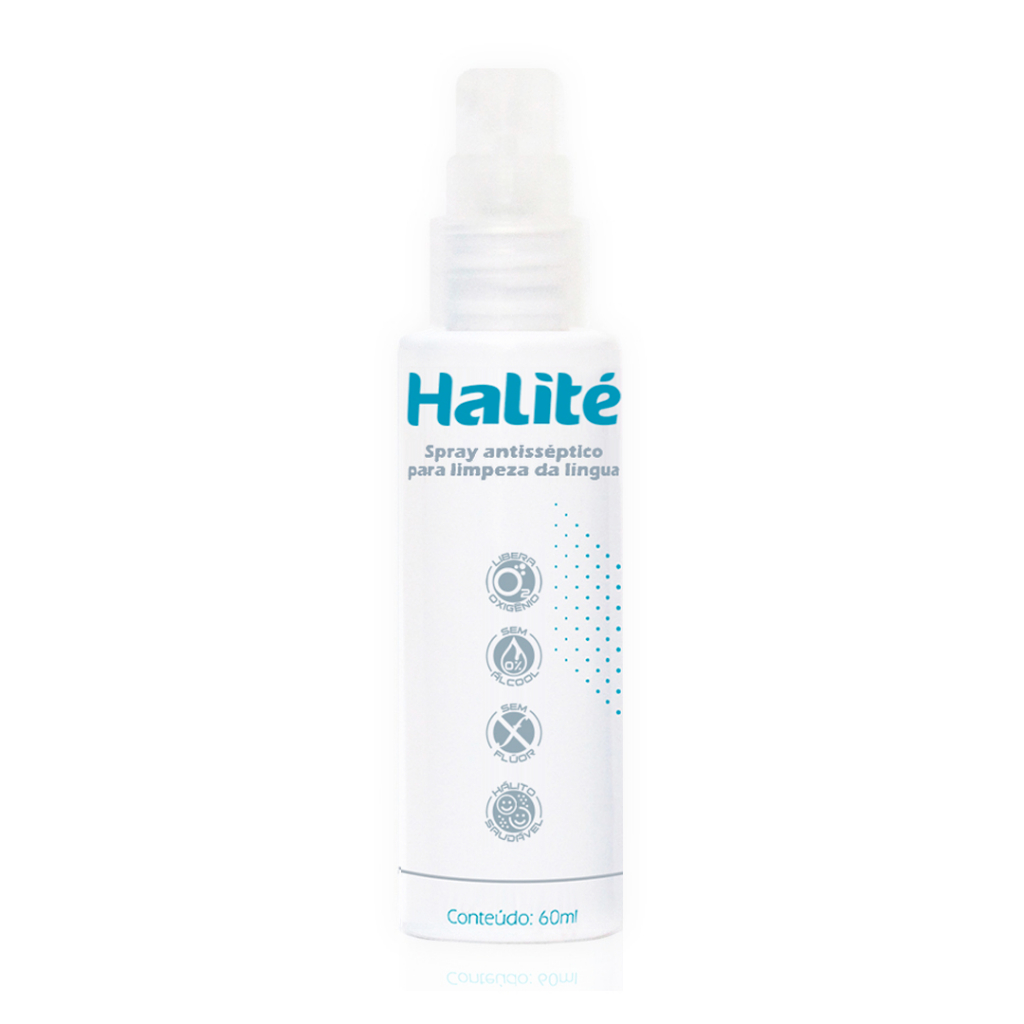 Spray Antisséptico Para Limpeza Da Língua Halité - 60ml