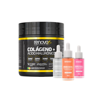 Kit Colágeno Verisol com Ácido Hialurônico + Kit Sérum Renova Be