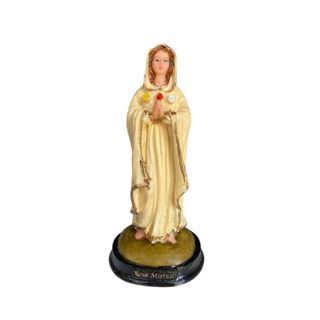 Imagem Nossa Senhora da Rosa Mística resina 15cm