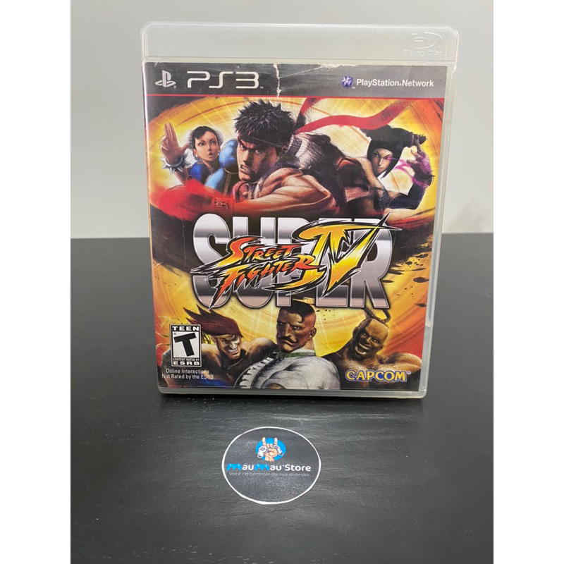 Super Street Fighter 4 PS3 - Jogos de Playstation 3 Mídia Física Original Usado Jogos de Luta