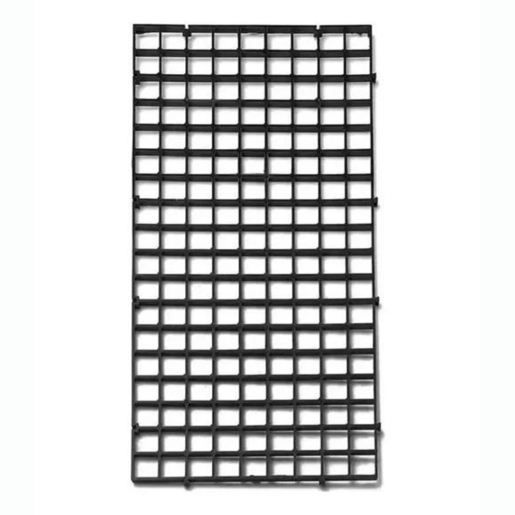 Colmeia Plastica 15x30cm Divisoria Para Aquario com Furos De 8mm Preta, Branca ou Transparente