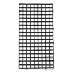Colmeia Plastica 15x30cm Divisoria Para Aquario com Furos De 8mm Preta, Branca ou Transparente