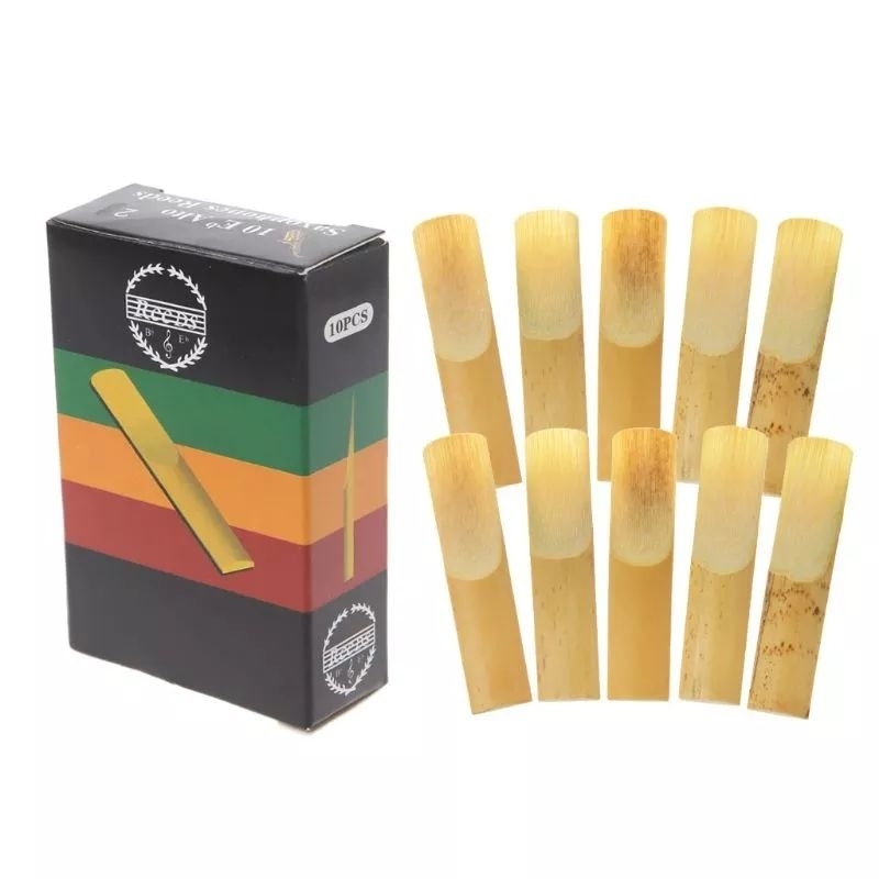 Palhetas sax alto número 2 Riyin  caixa com 10 unidades