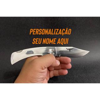 Canivete inox Muladeiro Boiadeiro Campeiro Com Personalização inspiração Zebu