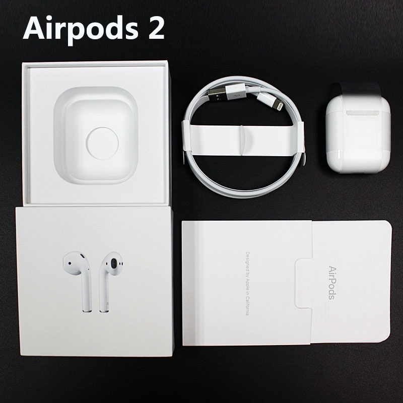 Fone de ouvido Airpods 2 TWS Wireless Headset Touch Control GPS Change Wireles