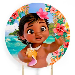 Capa Painel Moana Baby Decoração Festa Infantil