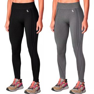 Kit 2 Calças Legging Lupo Sport Max Original Feminina Academia Leguin Legues Fitness Levanta Empina Bumbum