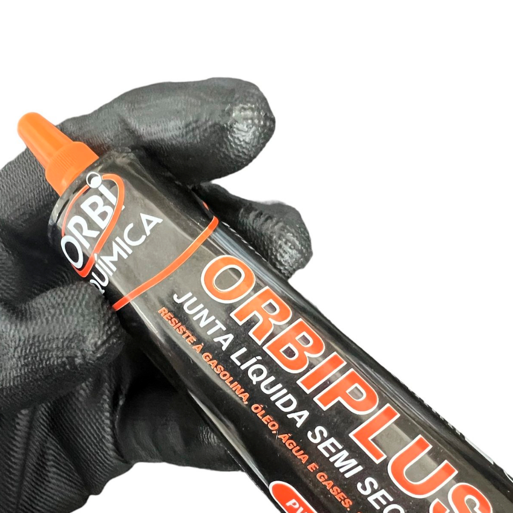 Detalhes do Junta Líquida Semi-Secativa 100g Orbiplus Excelente Vedante Para Motor Automotivo Em Geral