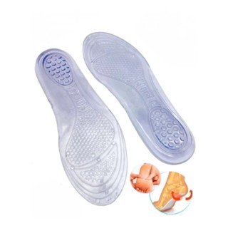 Par Palmilha Anatômica Ortopédica Gel Silicone Anti Impacto
