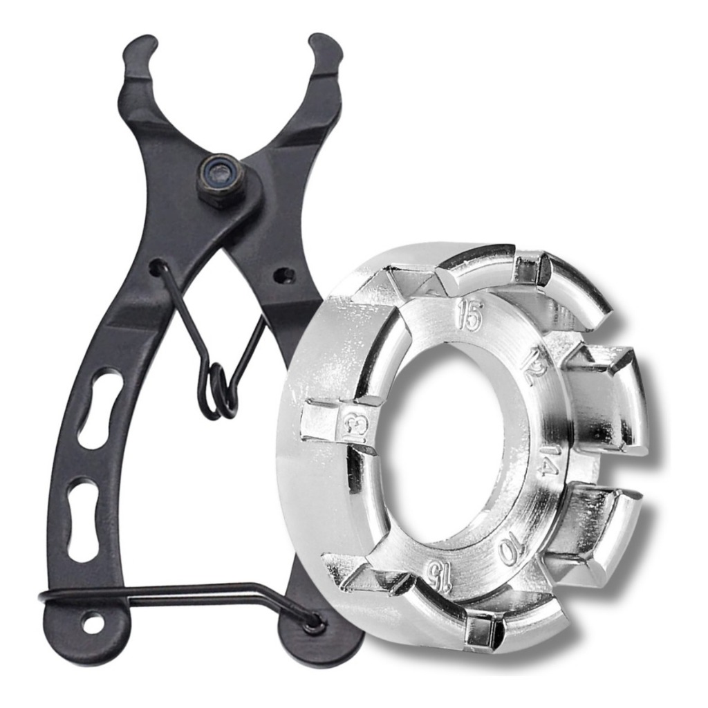 Kit chave extrator de raio bicicleta bike + alicate extrator de corrente Power link Ferramenta