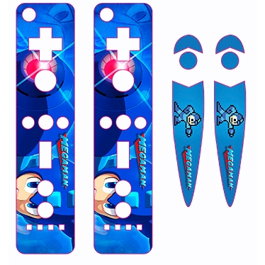 Skin Adesiva Controles Nintendo Wii - Megaman