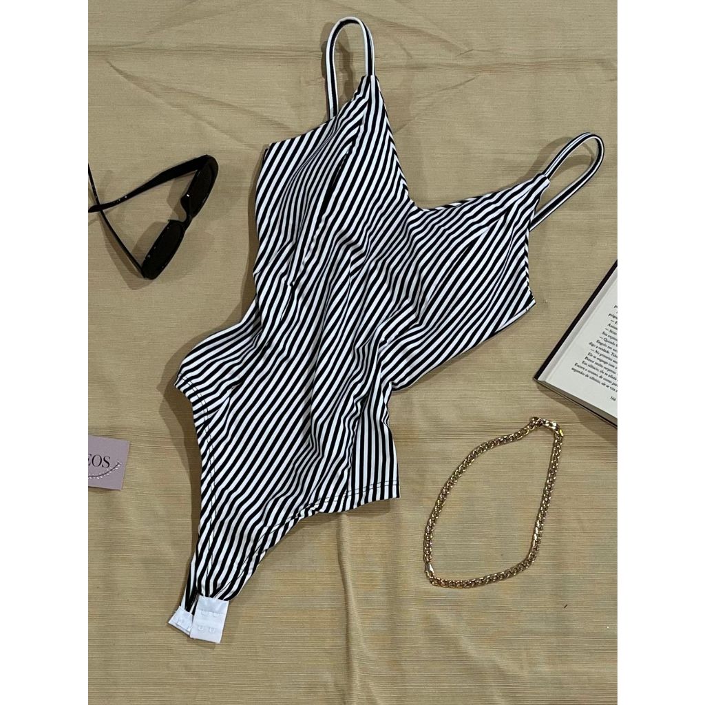 Body Boddy Bori Bory Feminino Macacão Alcinha Fina Decote Decotado com Bojo Modelador Várias Cores Verão