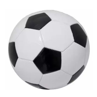 Bola de Futebol  Preto e Branco de Couro Nº 5