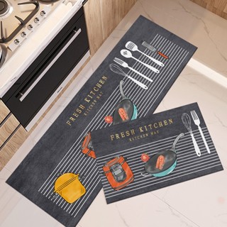 Kit Passadeira de Cozinha 2 Peças Antiderrapante Enxoval Ibitinga Tapete Para Cozinha