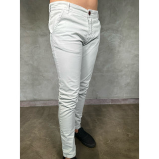 Calça Sarja Social Esporte Fino Casual - Slim Fit - Brim Com Elastano